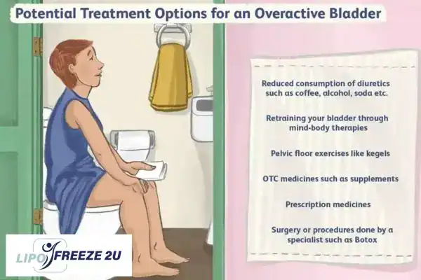 image of woman on toilet because of an overactive bladder Dorchester