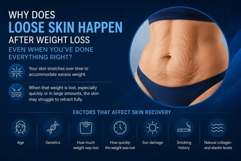 Why Does Loose Skin Happen After Weight Loss Even When You’ve Done Everything Right Dorchester?