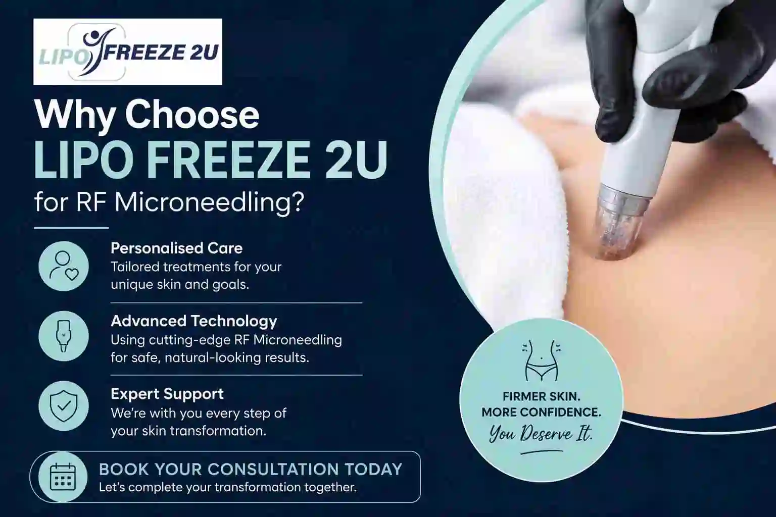 Why Choose LIPO FREEZE 2U for RF Microneedling Dorchester?