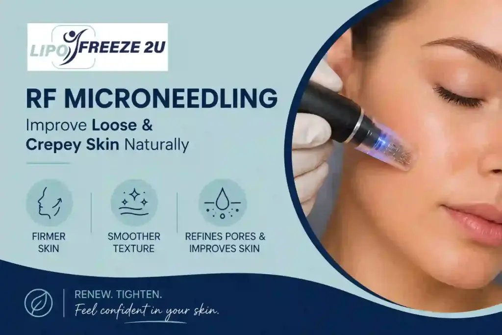 Can RF Microneedling Help Improve Loose and Crepey Skin Dorchester?